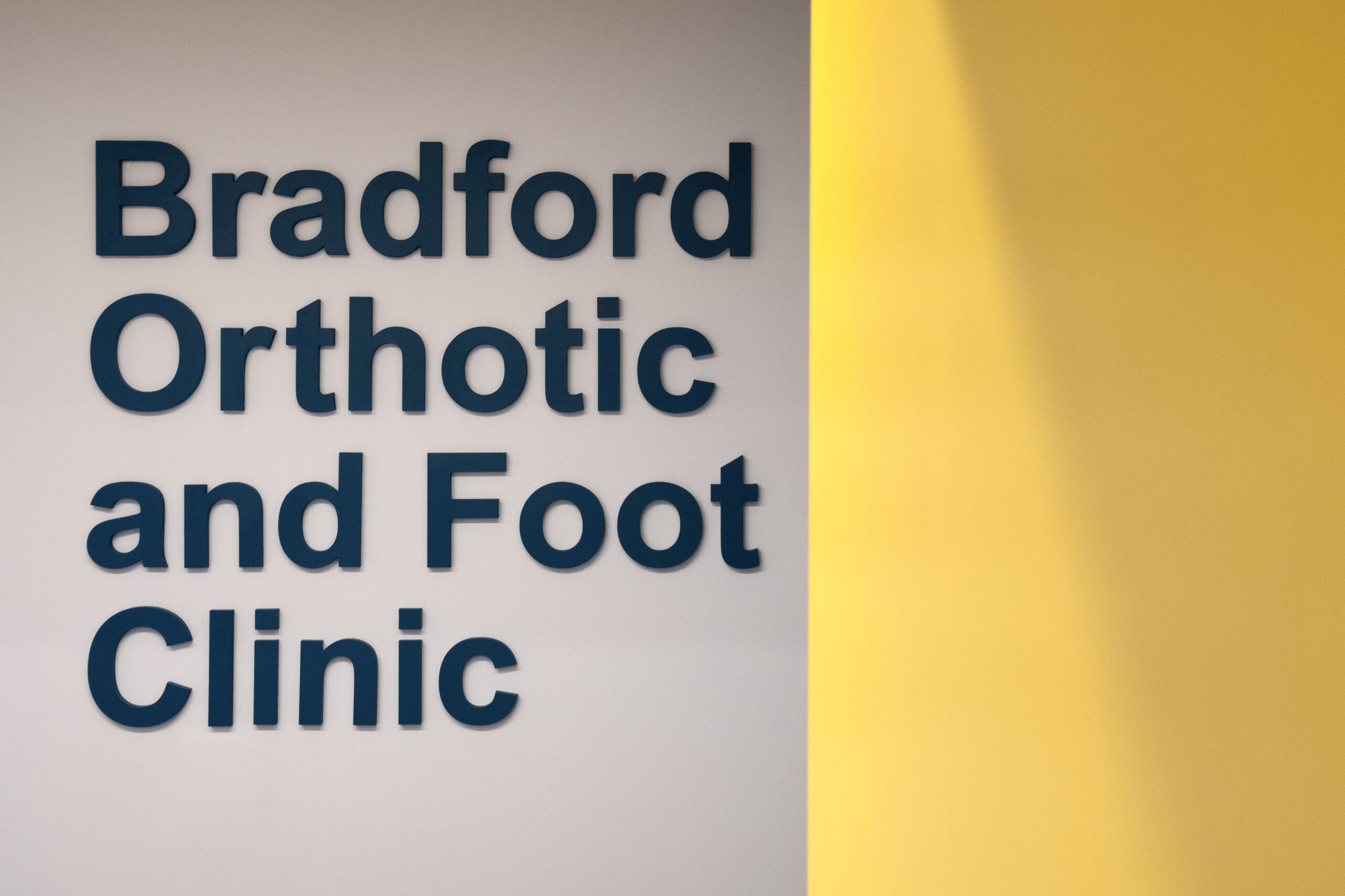 Bradford Orthotic and Foot clinic Office interior Design